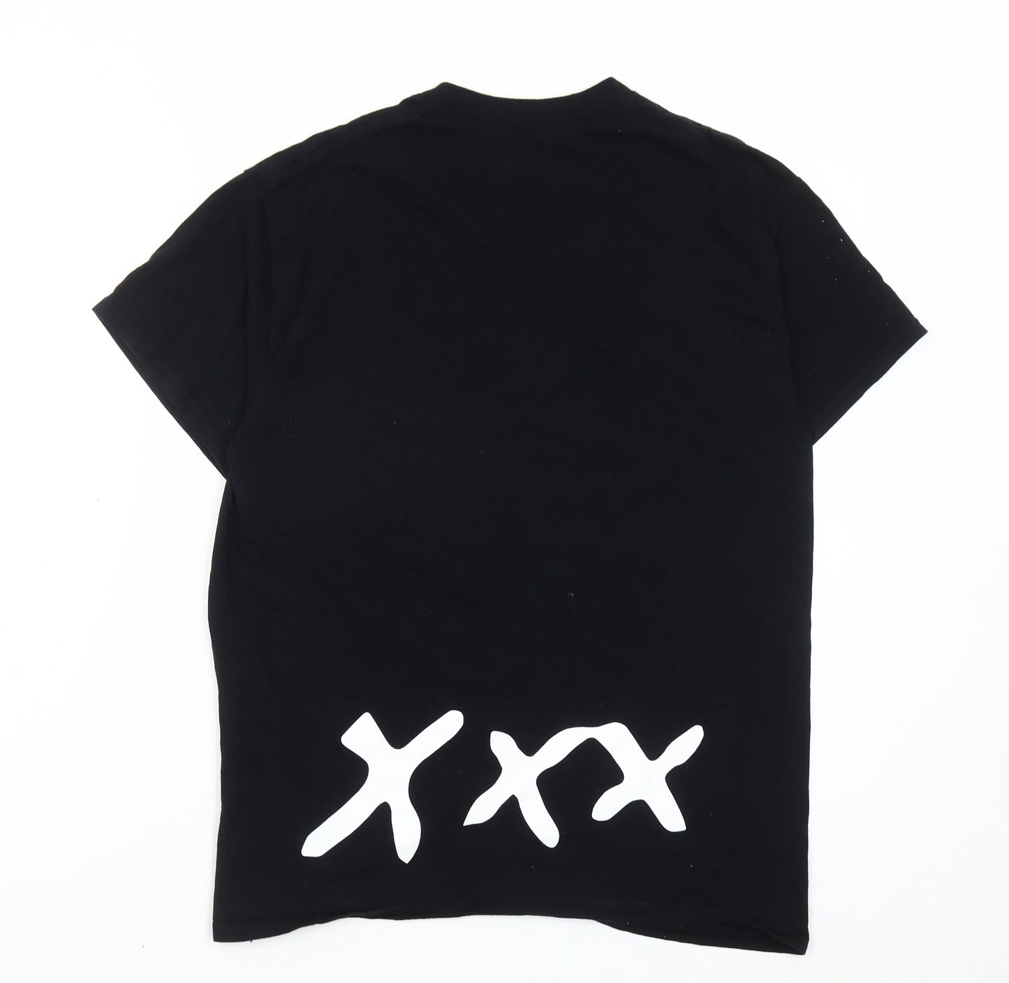 XXX Unisex Adults Black Graphic Music T-Shirt Size M