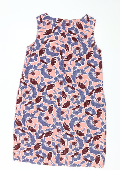 Next Women’s Multicoloured Floral Shift Dress Size 12 Sleeveless