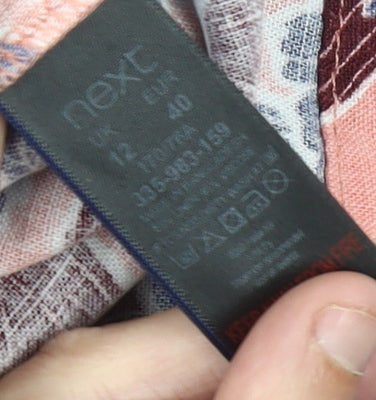 Next Women’s Multicoloured Floral Shift Dress Size 12 Sleeveless