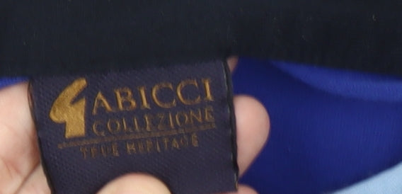 Gabicci Mens Blue Polo Shirt Size 52 Cotton Blend Casual