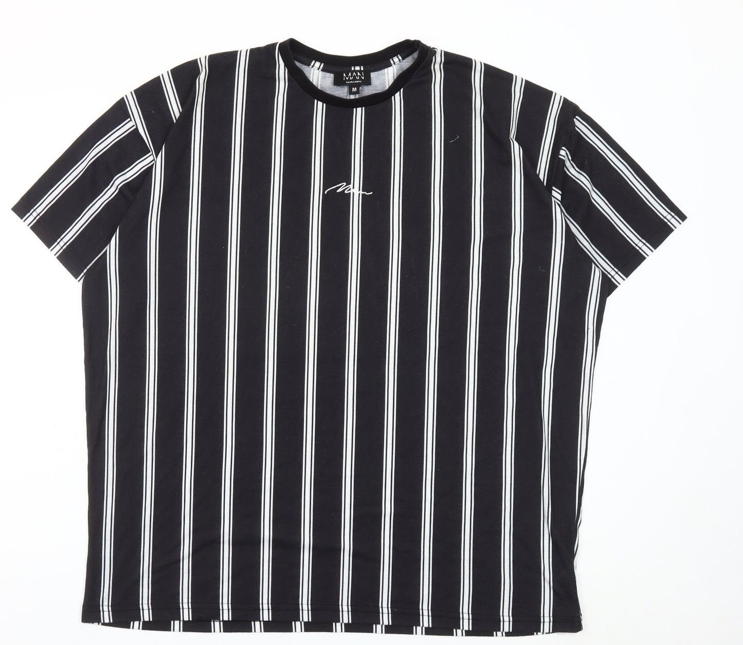 Mens UK Size M boohooMAN Black  T-Shirt