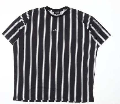 Mens UK Size M boohooMAN Black  T-Shirt