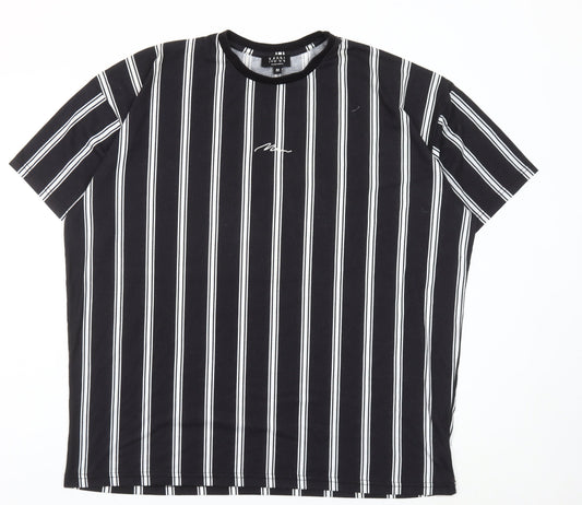 Mens UK Size M boohooMAN Black  T-Shirt