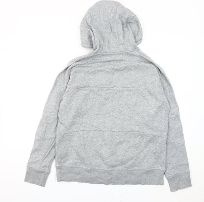 Under Armour Boys Grey Pullover Hoodie S Relaxed Fit Sports Cotton Blend