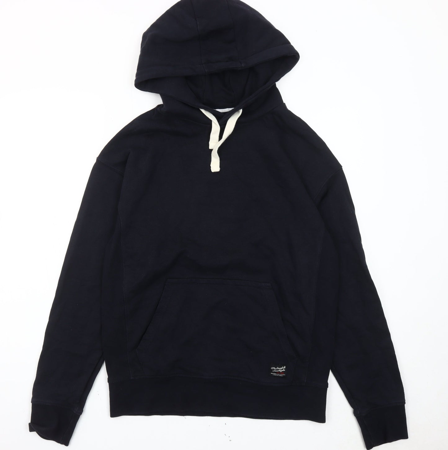 The Stronghold Men’s Black Pullover Hoodie Size M Cotton