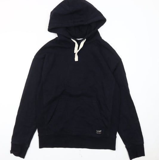 The Stronghold Men’s Black Pullover Hoodie Size M Cotton