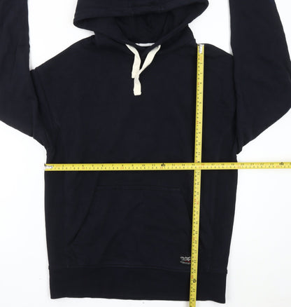 The Stronghold Men’s Black Pullover Hoodie Size M Cotton