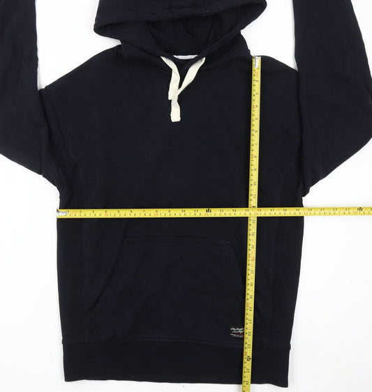 The Stronghold Men’s Black Pullover Hoodie Size M Cotton