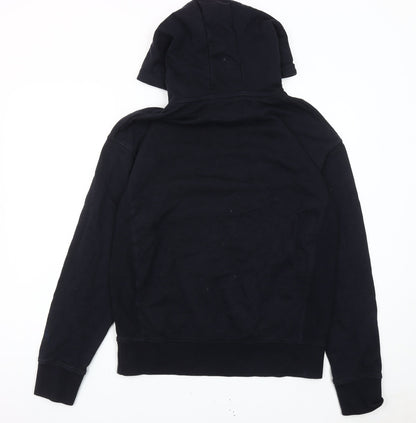 The Stronghold Men’s Black Pullover Hoodie Size M Cotton