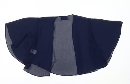 Gina Bacconi Women’s Blue Chiffon Kimono Blouse UK 12