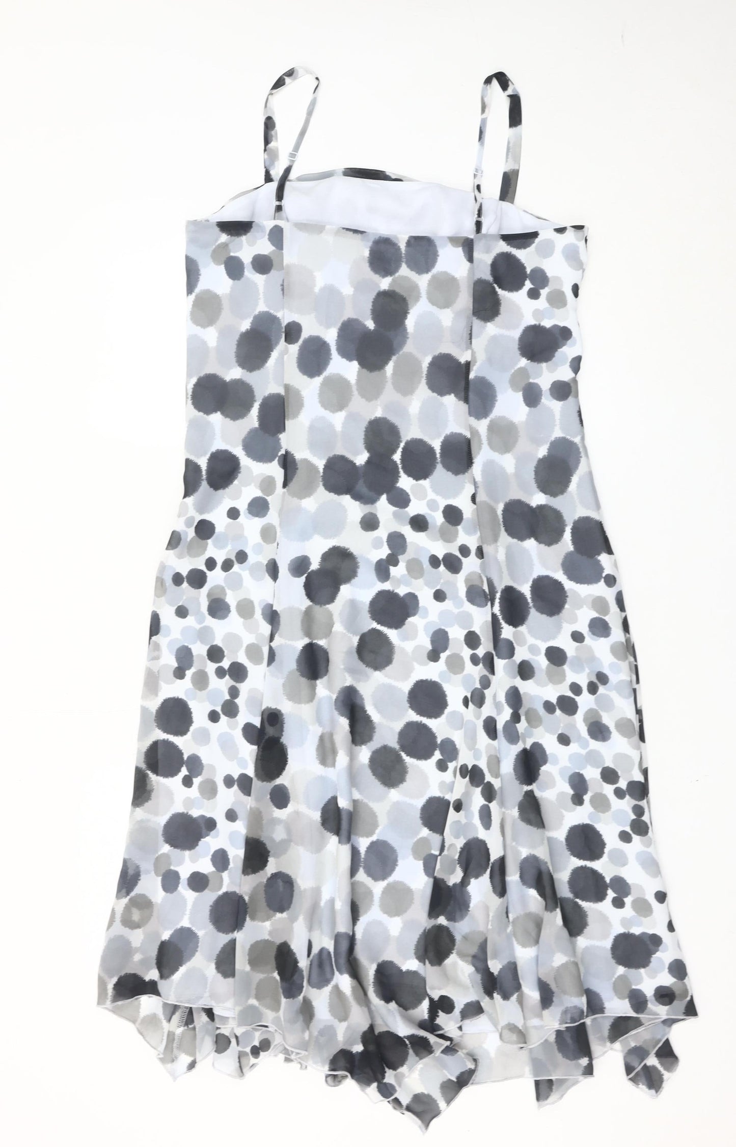 Marks and Spencer Women’s Multicoloured Polka Dot Slip Dress Size 12