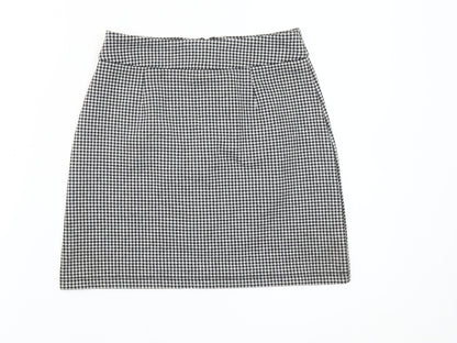 Glassons Women’s Black Houndstooth Pencil Skirt Size 8 Workwear