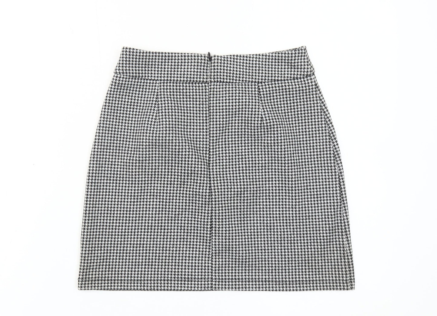 Glassons Women’s Black Houndstooth Pencil Skirt Size 8 Workwear
