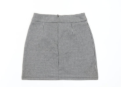 Glassons Women’s Black Houndstooth Pencil Skirt Size 8 Workwear