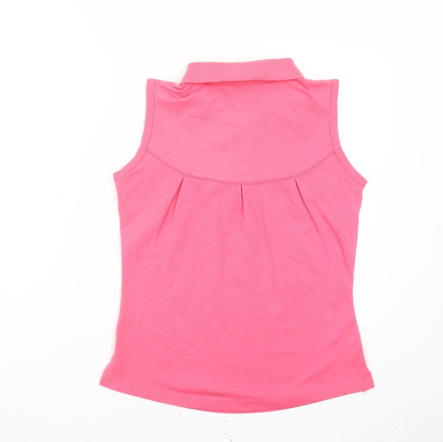 LA Gear Womens Pink Polo Sleeveless Top Size 16 Summer Casual