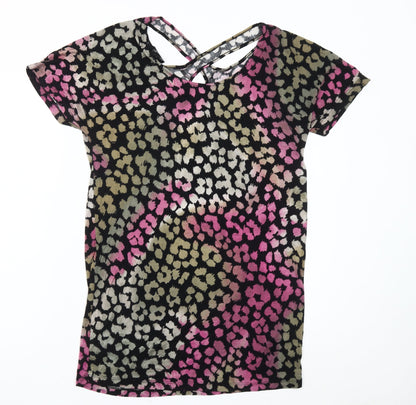 Womens UK Size 10 NEXT Multicoloured Basic T-Shirt