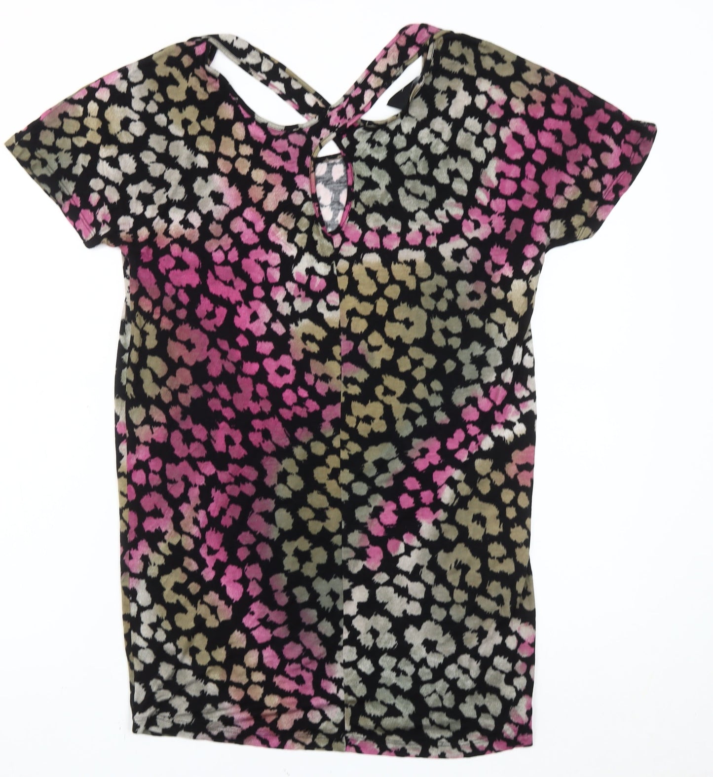Womens UK Size 10 NEXT Multicoloured Basic T-Shirt