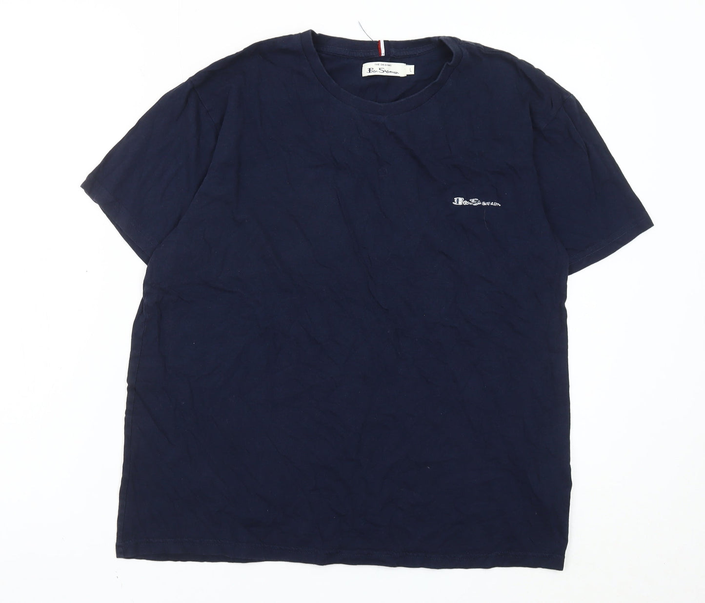 Mens UK Size L Ben Sherman Blue  T-Shirt