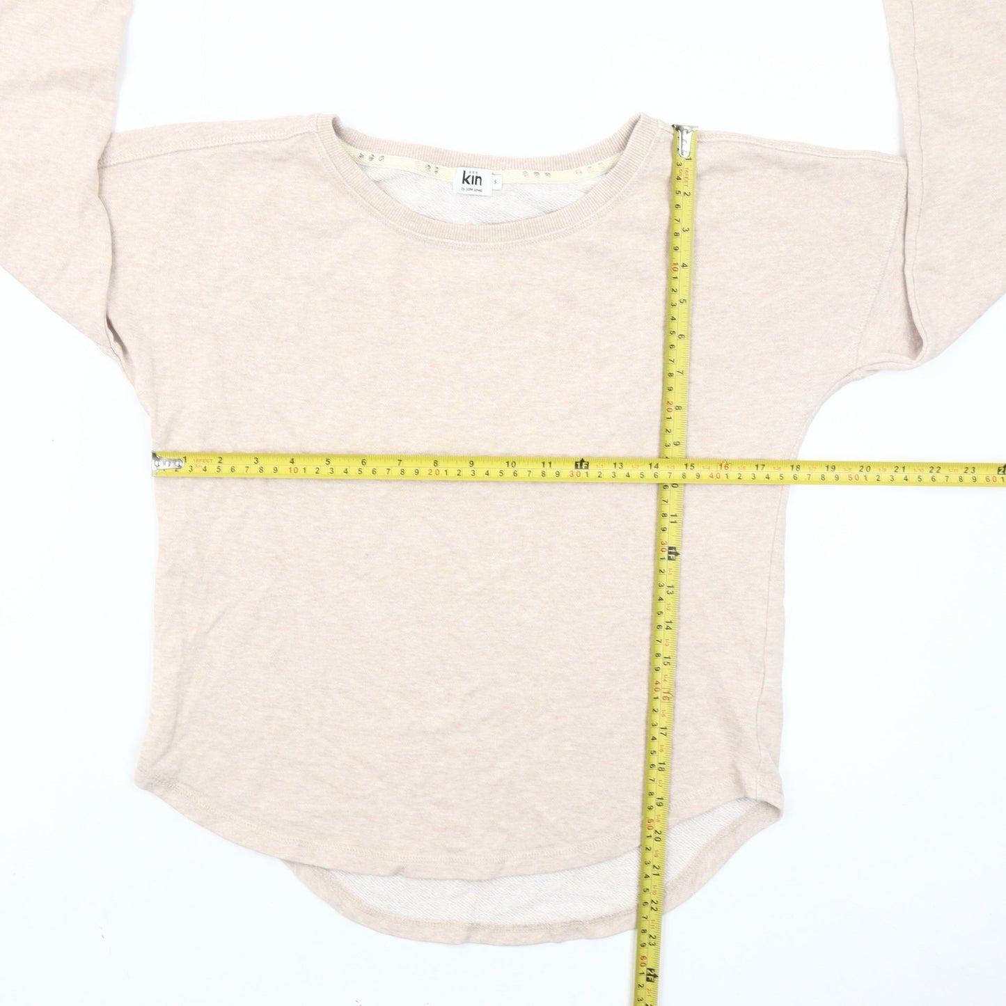 Kin by John Lewis Women’s Beige Crew Neck Pullover Sweatshirt S