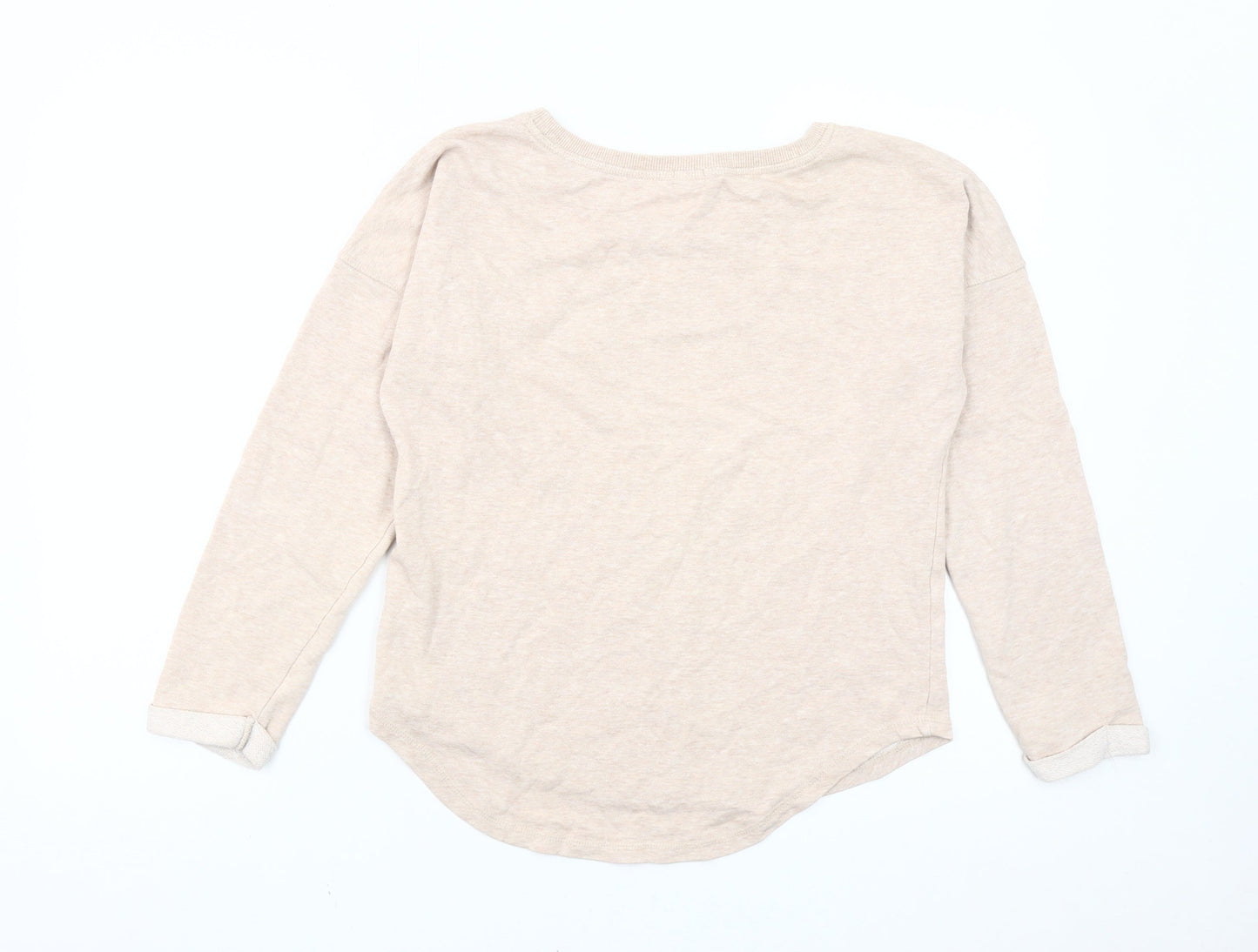 Kin by John Lewis Women’s Beige Crew Neck Pullover Sweatshirt S