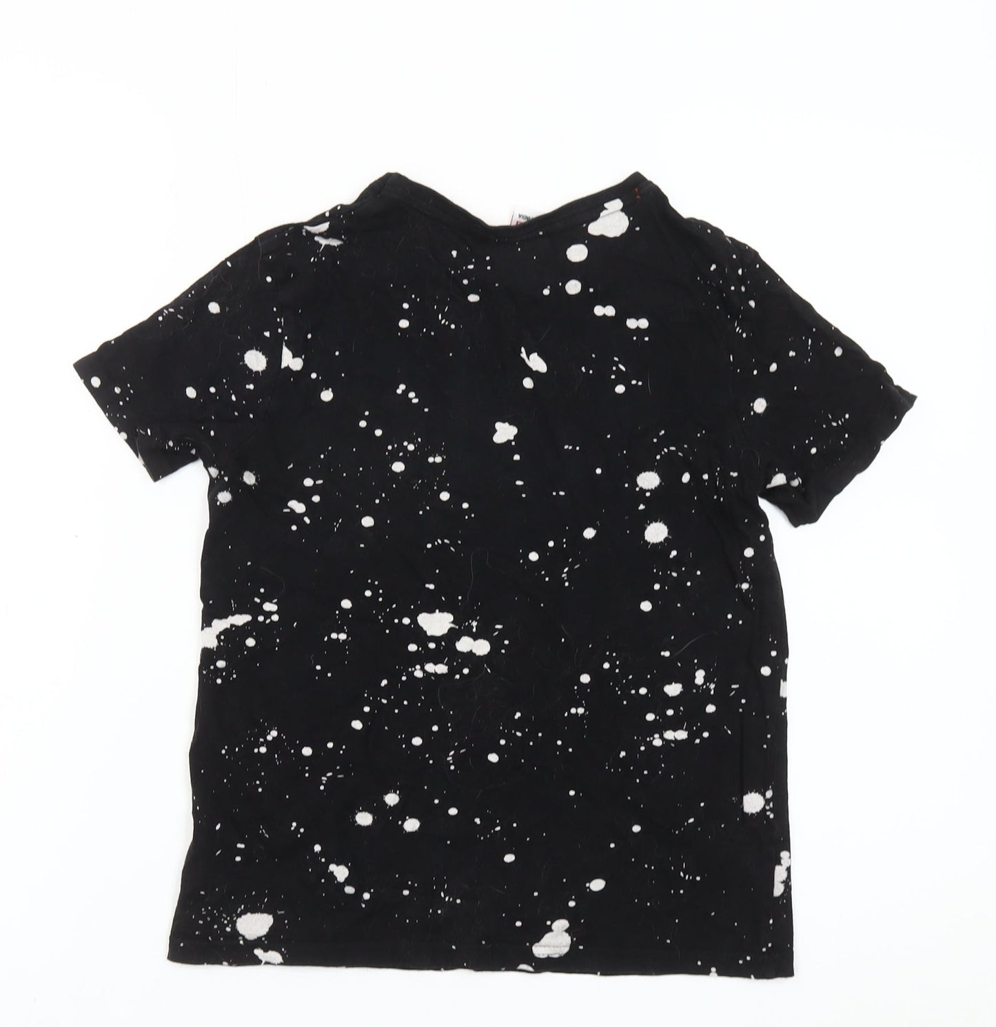 Marvel Boys Black Graphic Logo T-Shirt 9-10 Years Superhero Casual