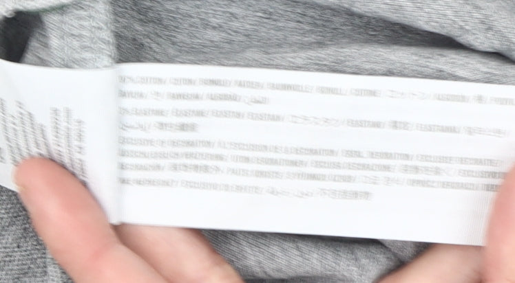 Abercrombie & Fitch Men's Grey Slim Fit Polo Shirt M Short Sleeve