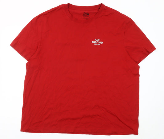 Marks and Spencer Men’s Red 3XL Euro 2024 England T-Shirt