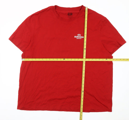Marks and Spencer Men’s Red 3XL Euro 2024 England T-Shirt