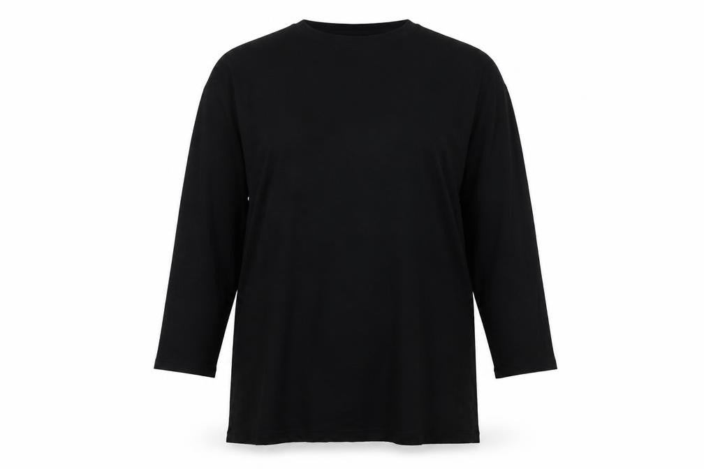 Womens UK Size 16 Boohoo Black Basic T-Shirt