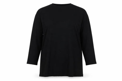 Womens UK Size 16 Boohoo Black Basic T-Shirt