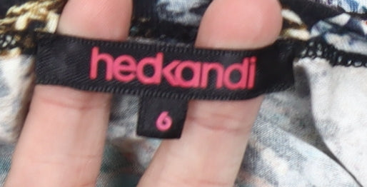Hedkandi Women’s Multicoloured Size 6 Bodycon Mini Party Dress
