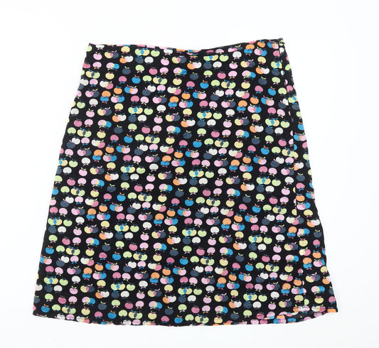 Motel Womens Multicoloured A-Line Skirt Size 12 Retro Festival