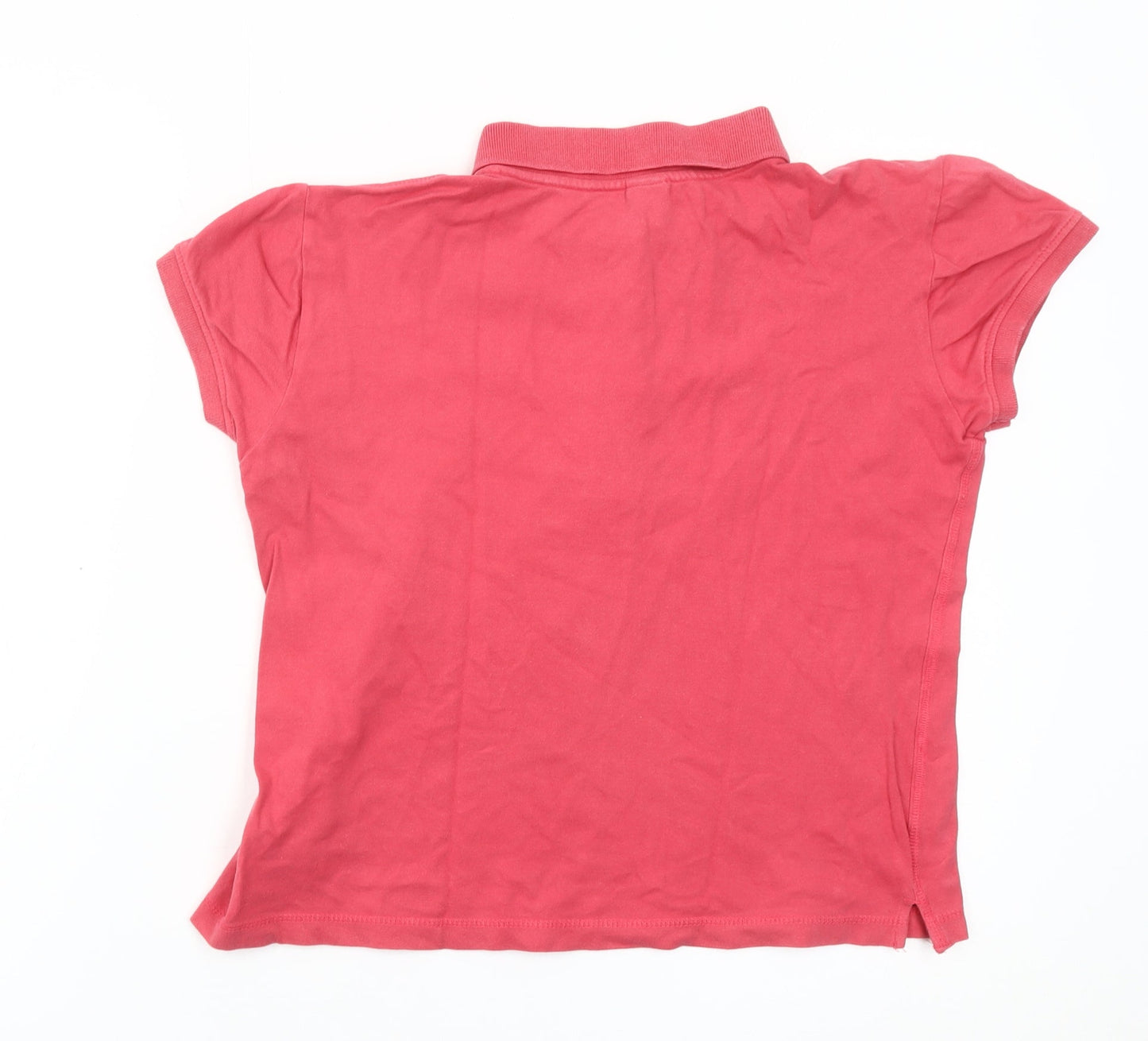 Womens UK Size XL Champion Red Basic Polo