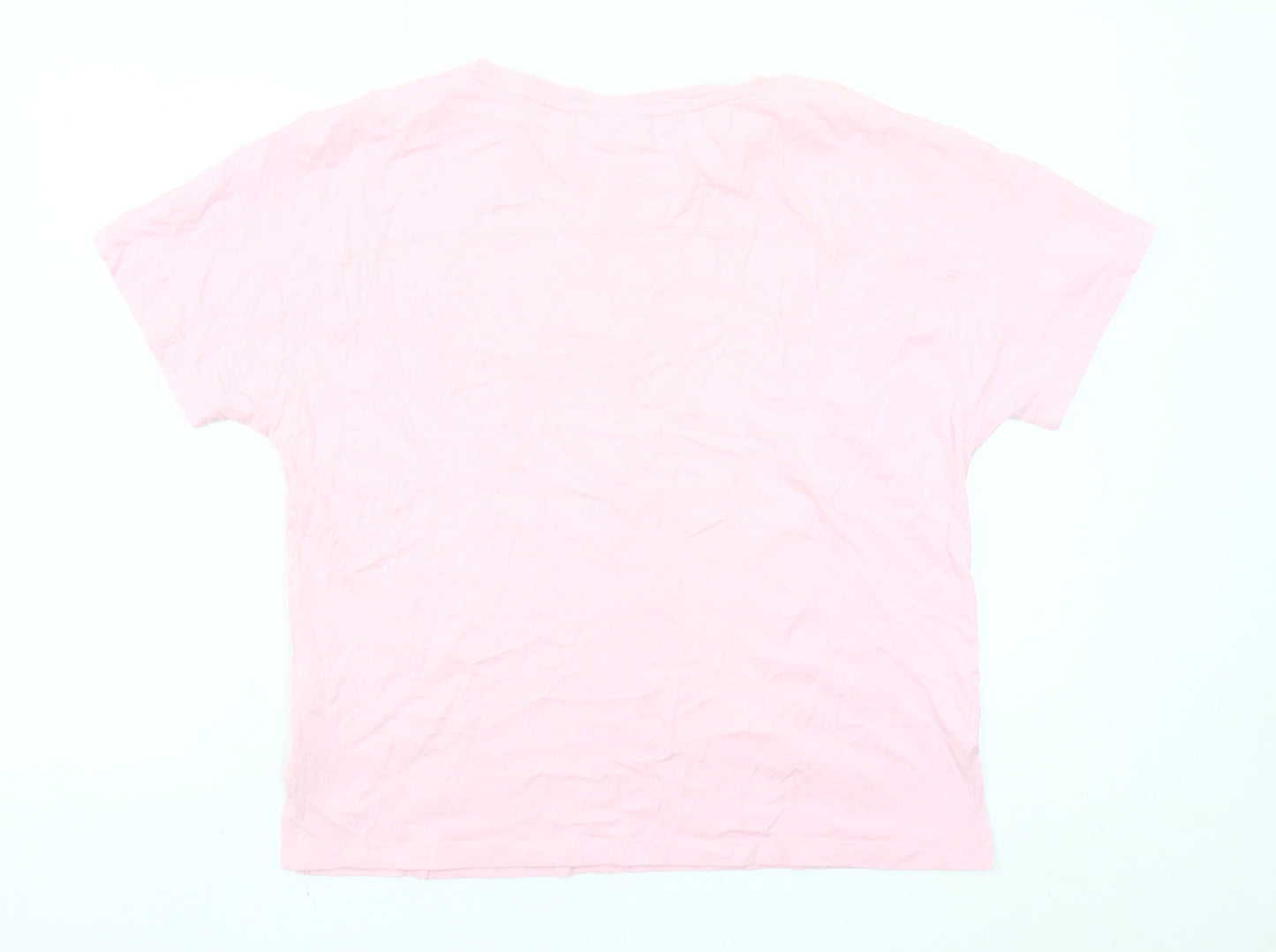Womens UK Size 14 NEXT Pink Basic T-Shirt