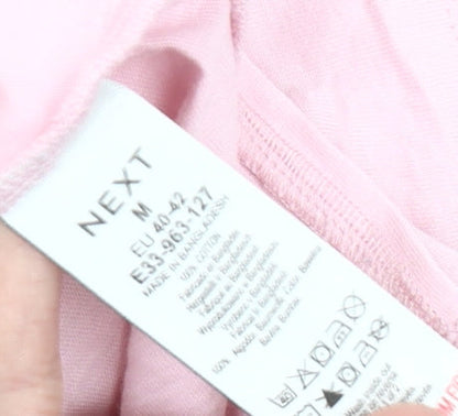 Womens UK Size 14 NEXT Pink Basic T-Shirt