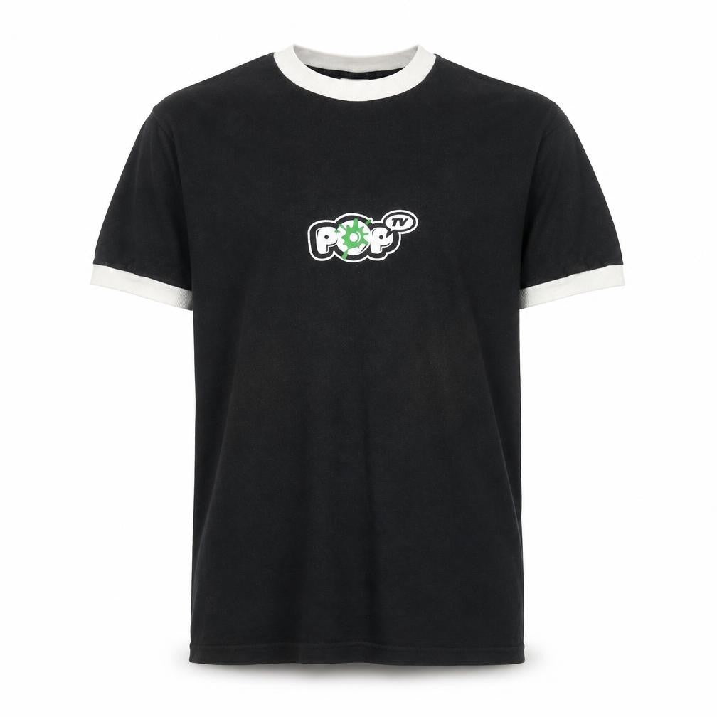 Mens UK Size L Anvil Black  T-Shirt
