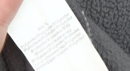 Decathlon Women Grey Fleece Pullover Sweatshirt 1/4 Zip Size 14