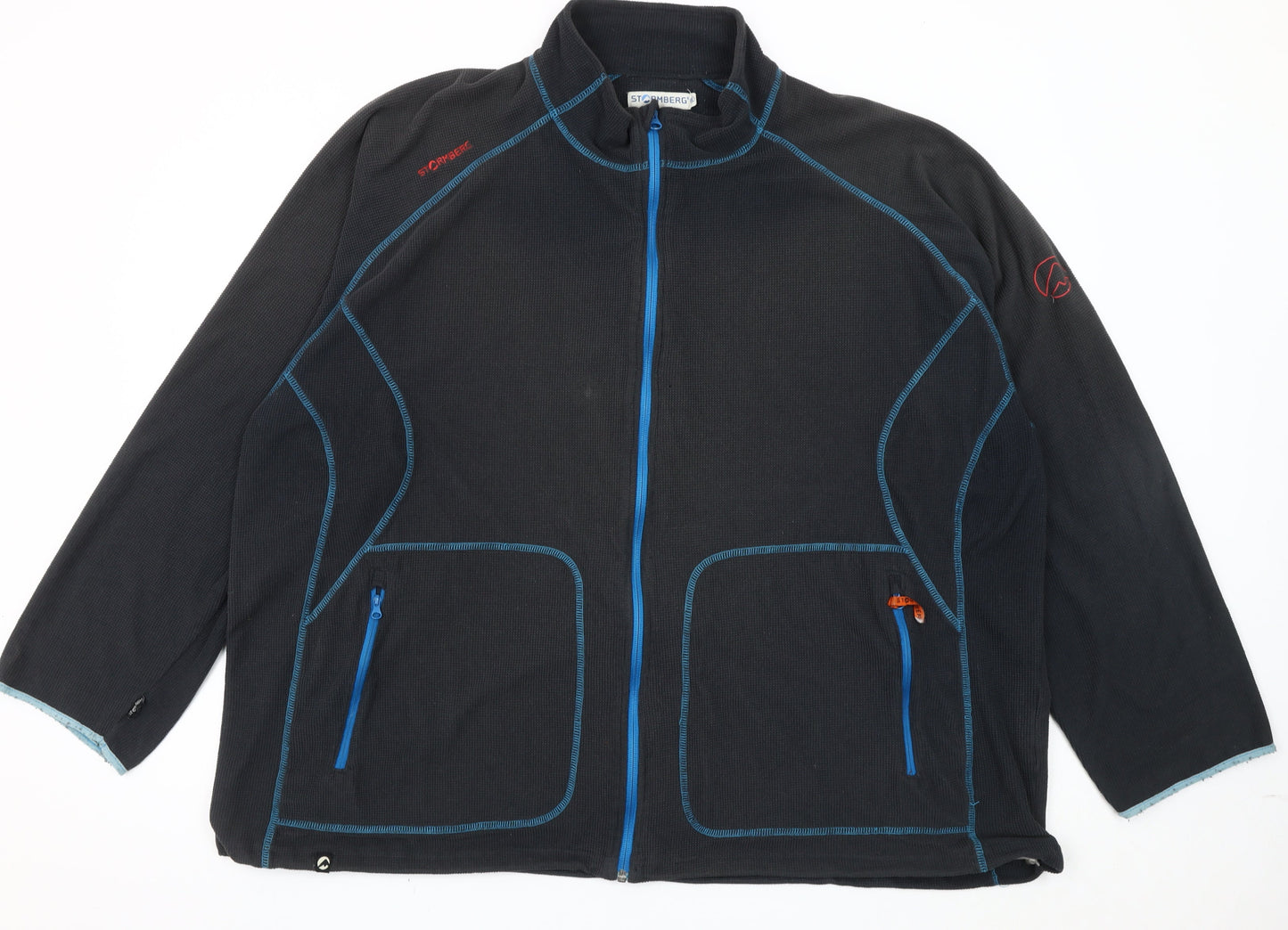 Stormberg Men’s Black Full Zip Sweatshirt Jacket XL Lightweight Outdoor