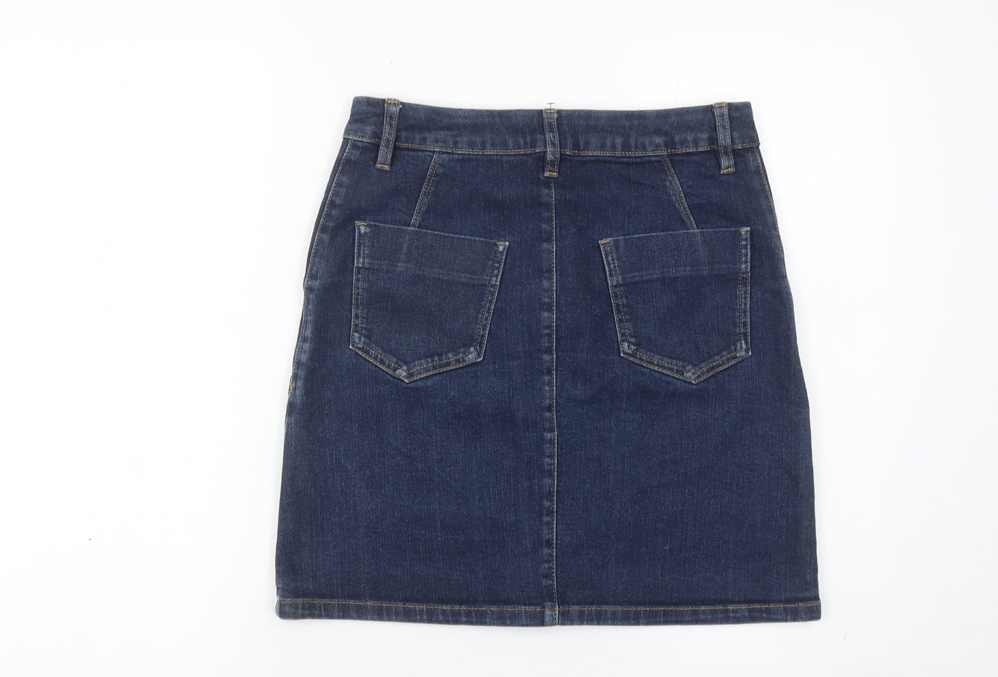 Marks and Spencer Women’s Blue Denim Button Skirt Size 10