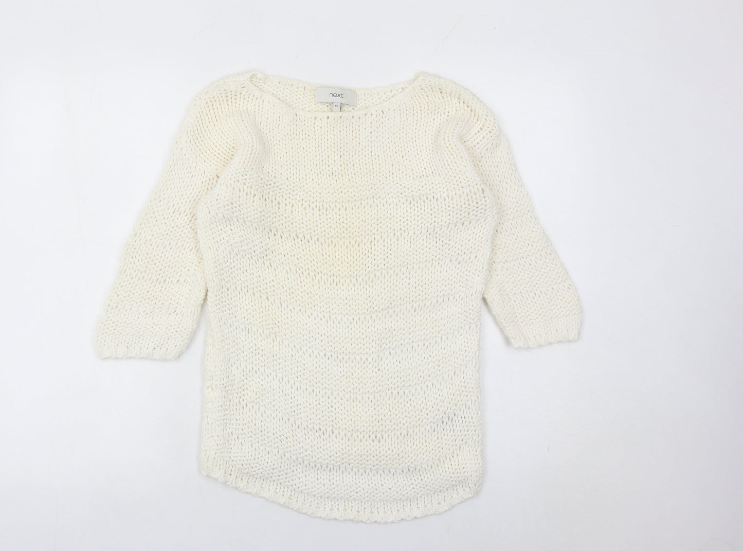 Womens UK Size XS NEXT Ivory Pullover Jumper