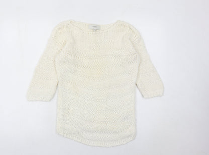Womens UK Size XS NEXT Ivory Pullover Jumper