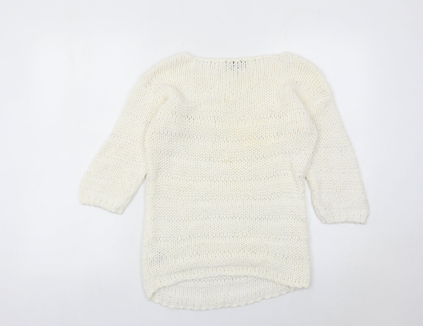 Womens UK Size XS NEXT Ivory Pullover Jumper