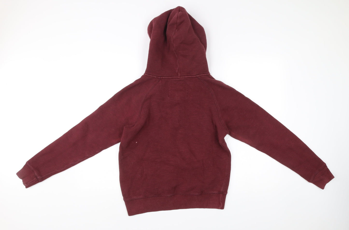 Womens UK Size 12 Jack Wills Red Full Zip Hoodie