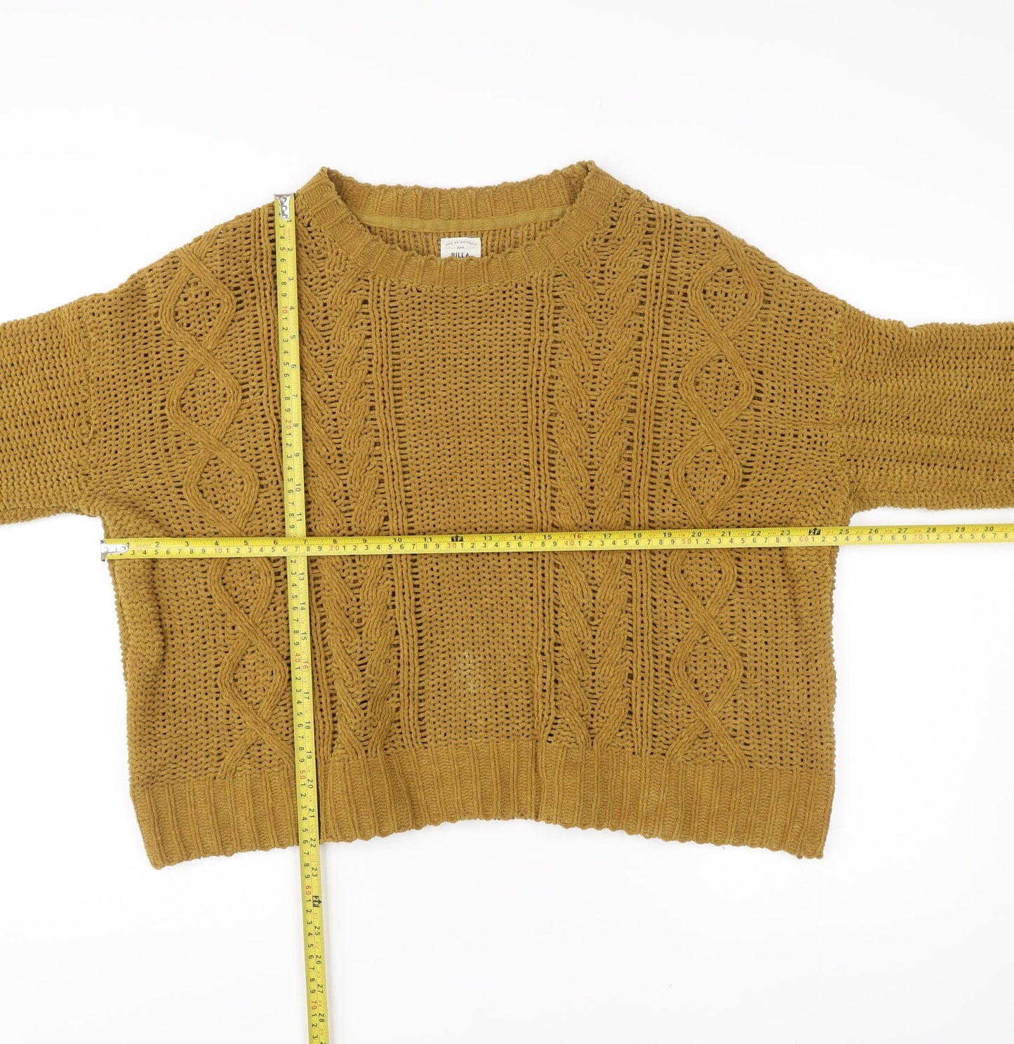 Billabong Womens Brown Cotton Knit Pullover Jumper Size M