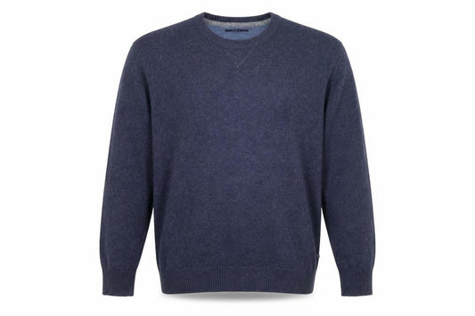 Casa Moda Men’s Blue 3XL Crew Neck Pullover Jumper