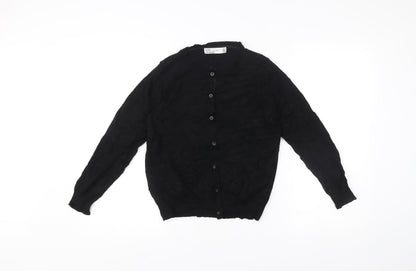 Womens UK Size 12 Zara Black Cardigan Jumper
