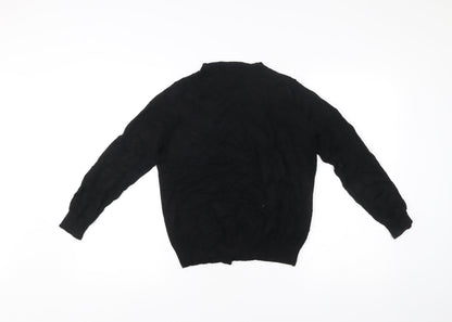 Womens UK Size 12 Zara Black Cardigan Jumper