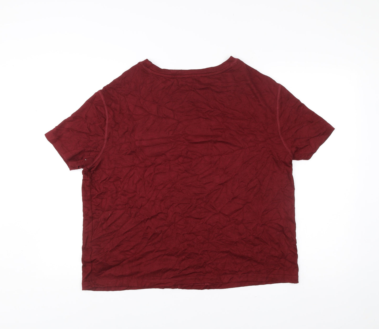 Marks and Spencer Men’s Red Short Sleeve Crew Neck T-Shirt L