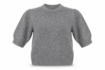 Womens UK Size S Adrienne Vittadini Grey Basic Blouse