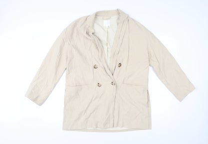Mens UK Size S H&M Beige Basic Jacket